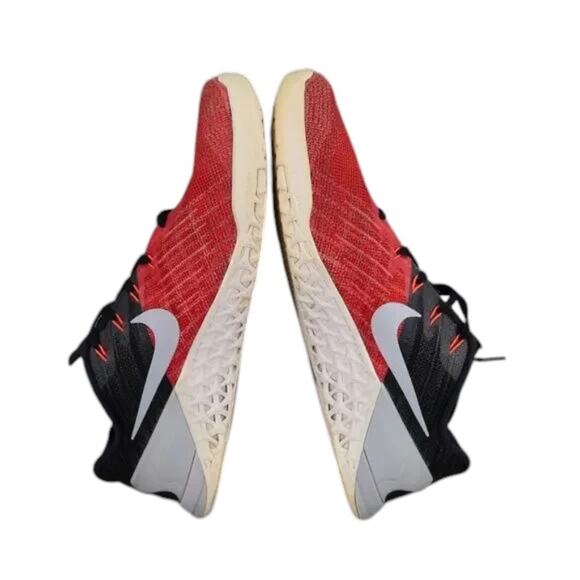Nike Shoes Mens 12 Athletic Trainer Metcon 3 Red Black Active Sport Crossfit Gym - Picture 11 of 13